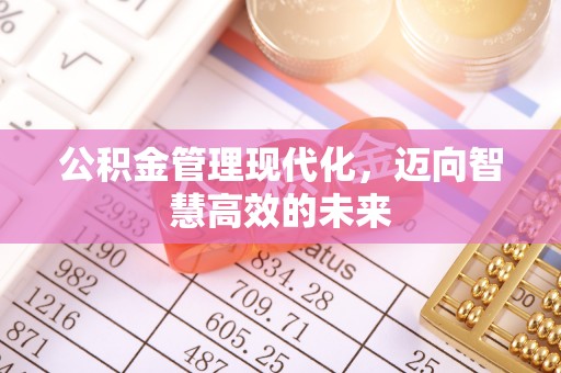道里公积金管理现代化，迈向智慧高效的未来
