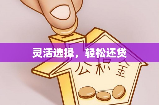道里灵活选择，轻松还贷